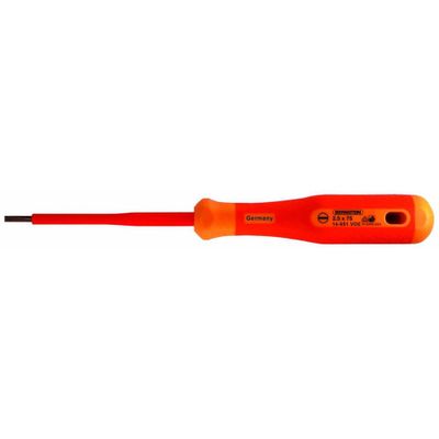 BERNSTEIN Tools for Electronics 14-651-VDE VDE Platte schroevendraaier Kopbreedte: 2.5 mm Koplengte: 75 mm