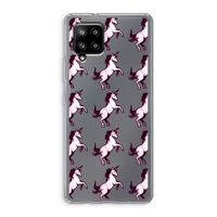 Musketon Unicorn: Samsung Galaxy A42 5G Transparant Hoesje Musketon Unicorn: Samsung Galaxy A42 5G Transparant Hoesje