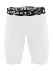 Craft 1906862 Pro Control Compression Short Tights JR - White - 158/164