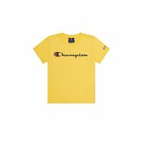 T-Shirt met Korte Mouwen voor kinderen Champion Crewneck Geel - Maat: 11-12 Jaar