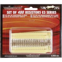 Whadda K/RES-E3 K/RES-E3 Koolfilmweerstand assortiment Axiaal bedraad 0.25 W 5 % 1 set(s)