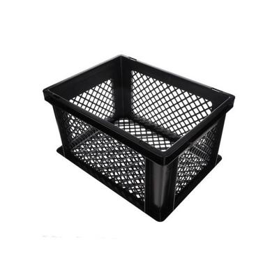 Lastpak Fietskrat - zwart - lichtgewicht - 40x30x22 cm - melkkrat