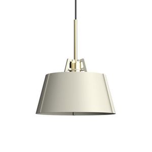 Tonone Bella Hanglamp - Lichtgrijs - Messing