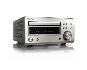Denon D-M41 Home audio-minisysteem 60 W Zwart, Zilver