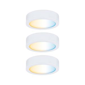 Paulmann CC Start Disc Onderbouwlamp Set van 3 stuks 2.10 W Warmwit Wit