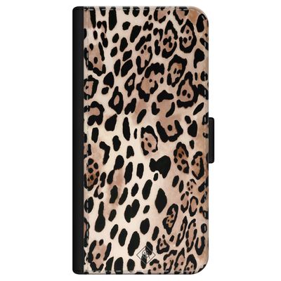 iPhone 12 mini flipcase - Luipaard print
