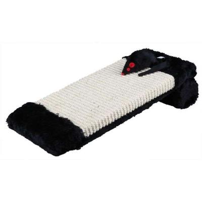 Krabpaal op rol - TRIXIE - Sisal / Pluche mat - 15 × 35 cm - Naturel / Zwart