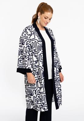 Yoek Kimono MAZE | Wit | Maat 58/60
