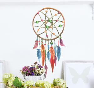 Decoratieve aquarel dreamcatcher muursticker