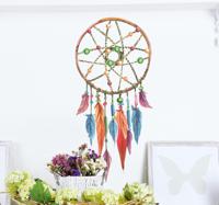 Decoratieve aquarel dreamcatcher muursticker