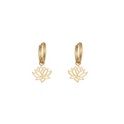 Go Dutch Label Oorringen Lotus Goud