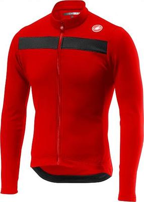 Castelli Puro 3 lange mouw fietsshirt rood heren