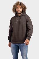 Purewhite Essential Logo Hoodie Heren Bruin - Maat S - Kleur: Bruin | Soccerfanshop - thumbnail