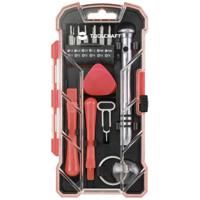 TOOLCRAFT TO-7746381 Reparatieset Smartphone, Bitset In opbergdoos 18-delig - thumbnail