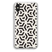 Crazy pattern: iPhone X Transparant Hoesje