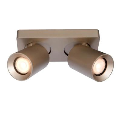Artdelight Spot Megano 2 lichts balk champagne