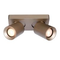 Artdelight Spot Megano 2 lichts balk champagne