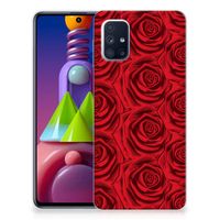 Samsung Galaxy M51 TPU Case Red Roses
