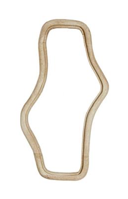 Light & Living Organische Spiegel 'Celano' Mangohout, 80 x 44cm