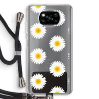 Margrietjes: Xiaomi Poco X3 NFC Transparant Hoesje met koord