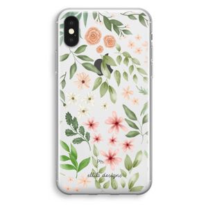 Botanical sweet flower heaven: iPhone XS Transparant Hoesje