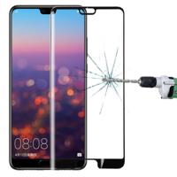 Voor Huawei P20 0.3mm 9H oppervlaktehardheid 3D volledig scherm getemperd glas Film