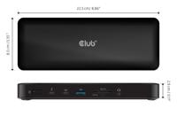 Club 3D Thunderbolt 4, 16-in-1 Quadra Displays Dockstation dockingstation - thumbnail