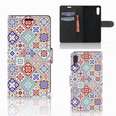 Sony Xperia XZ | Sony Xperia XZs | Bookcase | Tiles Color