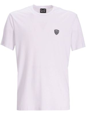 Ea7 Emporio Armani t-shirt Core Shield en coton - Rose