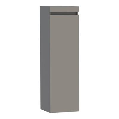 Brauer Joy - Hoge Kast - 120 cm - 1 Deur - Greeploos - Rechtsdraaiend - Mat Taupe