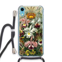 Haeckel Orchidae: iPhone XR Transparant Hoesje met koord