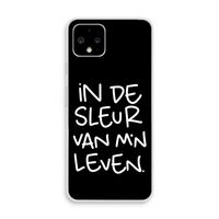 De Sleur: Pixel 4 Transparant Hoesje