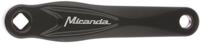 Miranda Rechter crank alfa 170mm zwart