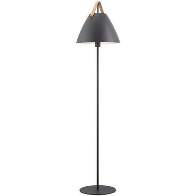 Staande lamp design zwart &apos;Strap&apos; metaal E27 155cm DFTP