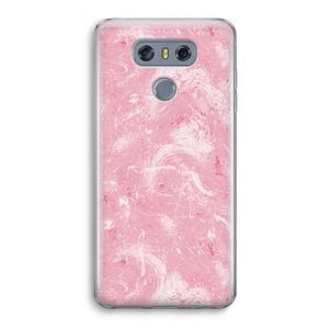 Abstract Painting Pink: LG G6 Transparant Hoesje