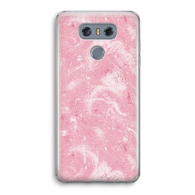Abstract Painting Pink: LG G6 Transparant Hoesje