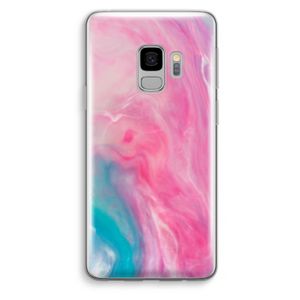Roze explosie: Samsung Galaxy S9 Transparant Hoesje