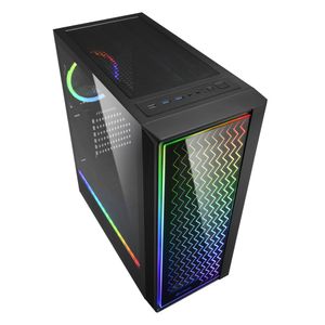 Sharkoon RGB LIT 200 tower behuizing USB 3.2, Window-Kit