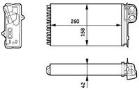 Kachelradiateur, interieurverwarming AH162000S