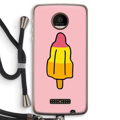 Raketijsje: Motorola Moto Z Force Transparant Hoesje met koord
