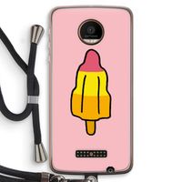 Raketijsje: Motorola Moto Z Force Transparant Hoesje met koord
