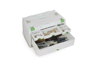 Festool SYS 3-SORT/6 Gereedschapskist Groen, Wit