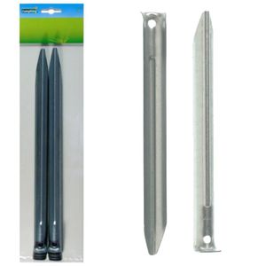 60x Tent haringen van metaal 24 cm