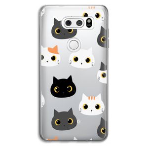 Katten: LG V30 Transparant Hoesje