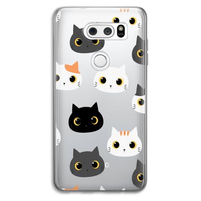 Katten: LG V30 Transparant Hoesje