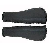 Velo handvat leer ergo 135/135mm zwart