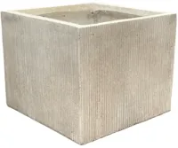 Mega Collections Plantenbak Kubus Nora - B34 x H30 cm - Desert