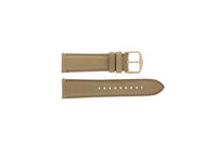 Horlogeband Fossil FTW2102 / Q Wander Leder Beige 22mm