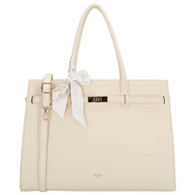 Charm London Laptoptas 15.6'' The Hamptons Cream