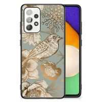 Bloemen Hoesje voor Samsung Galaxy A52 | A52s (5G/4G) Vintage Bird Flowers - thumbnail